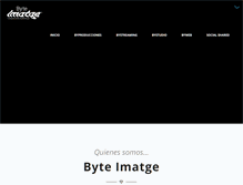 Tablet Screenshot of byteimatge.com